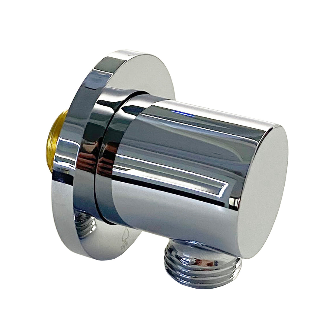 BAI 0160 Wall Mounted Round Shower Hose Water Supply in Polished Chrome Finish