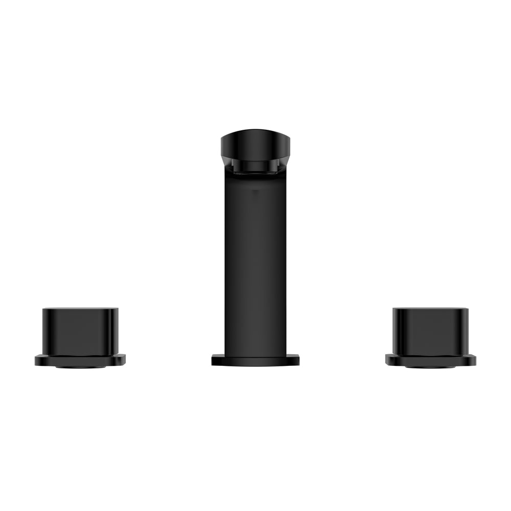 BAI 0604 Two Handles Contemporary Bathroom Faucet in Matte Black Finish