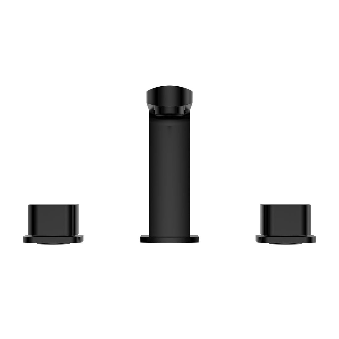 BAI 0604 Two Handles Contemporary Bathroom Faucet in Matte Black Finish