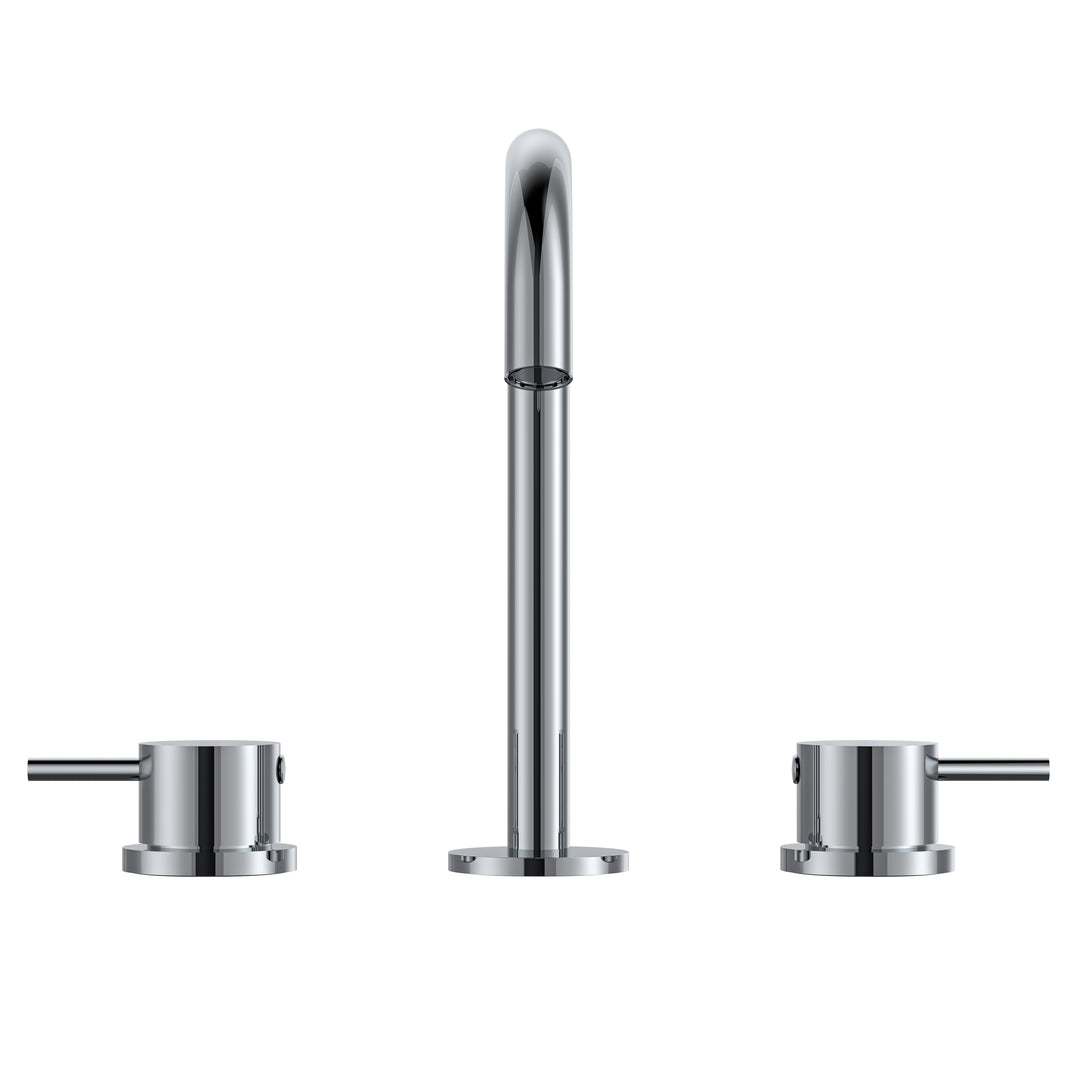 BAI 0605 Two Handles Contemporary Bathroom Faucet in Polished Chrome Finish