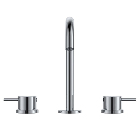 BAI 0605 Two Handles Contemporary Bathroom Faucet in Polished Chrome Finish