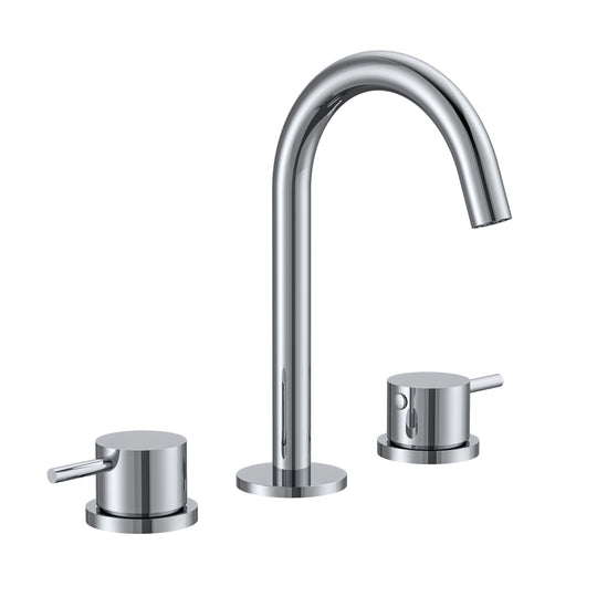 BAI 0605 Two Handles Contemporary Bathroom Faucet in Polished Chrome Finish