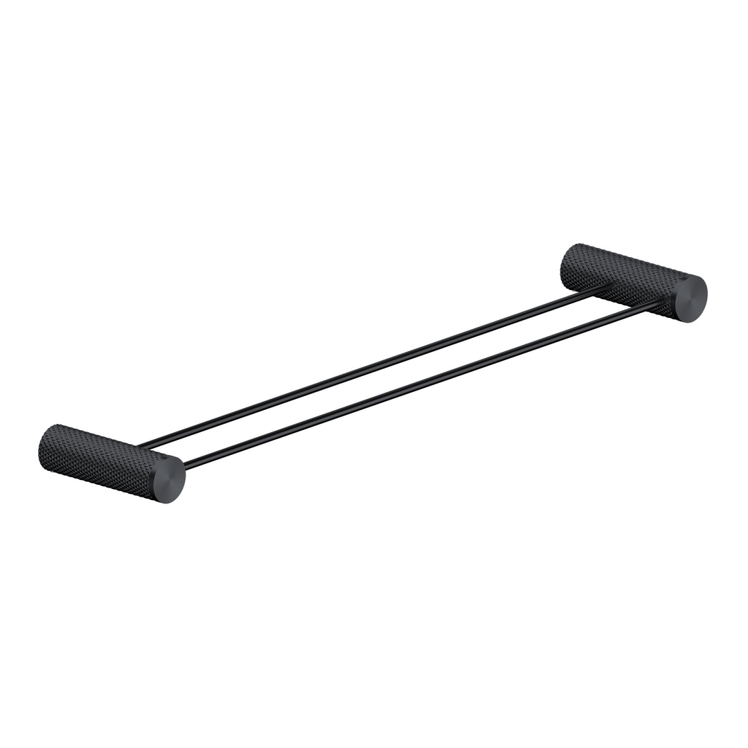 BAI 1490 Double Towel Bar 24-inch in Matte Black Finish