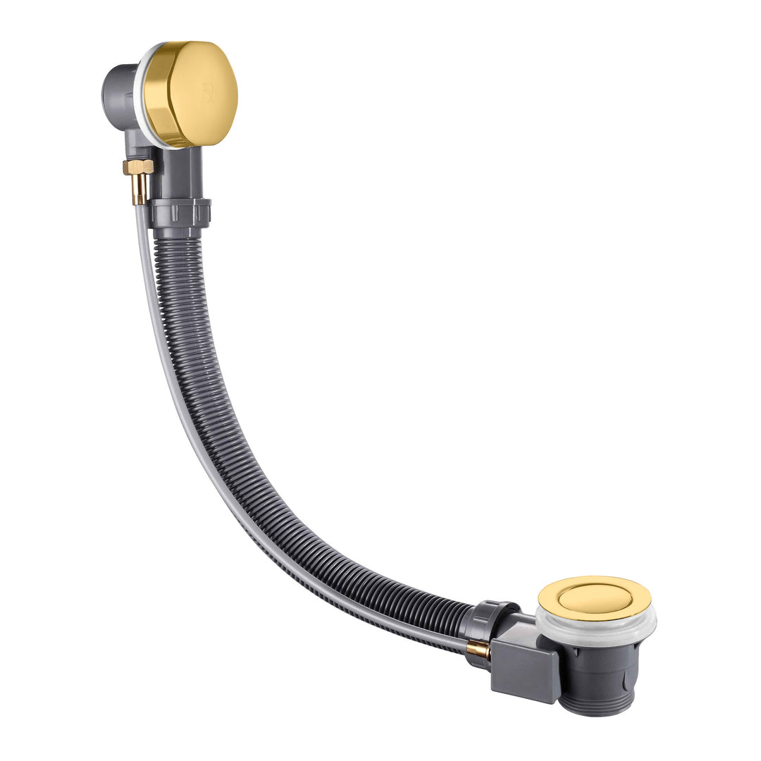 BAI 1694 Bathtub Drain Kit with Overflow in Brushed Gold