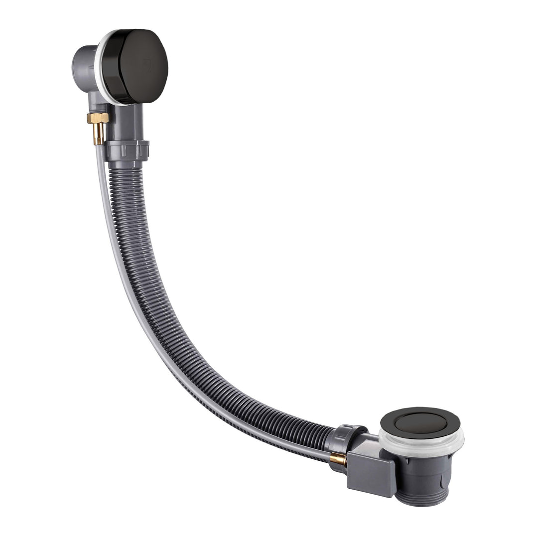 BAI 1695 Bathtub Drain Kit with Overflow in Matte Black