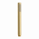 BAI 44003 slim modern handheld shower wand in matte black finish with gray rubber easy to clean nozzles.