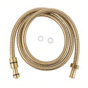 BAI 44043 Super-Flex 60-inch Stainless Steel Shower Hose for Handheld Showers in Brushed Gold Finish