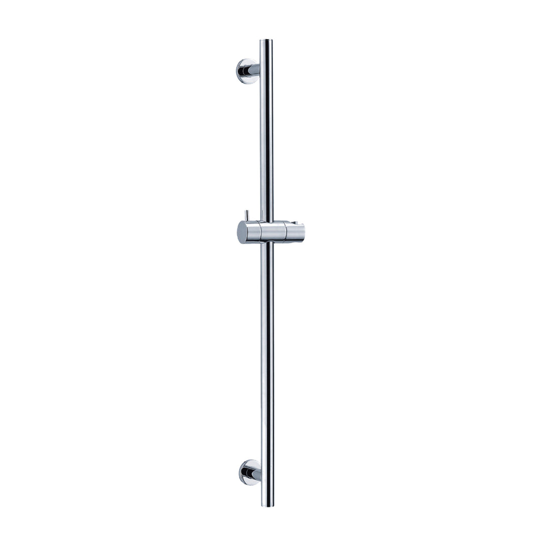 BAI 0174 Handheld Shower Holder Sliding Bar in Polished Chrome Finish