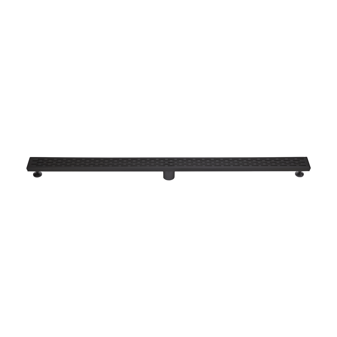 BAI 0528 Stainless Steel 48-inch Linear Shower Drain in Matte Black