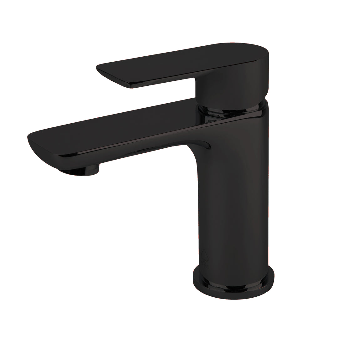 BAI 0689 Single Handle Contemporary Bathroom Faucet in Matte Black Finish