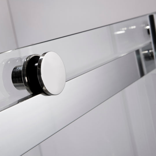 BAI 0922 Frameless 60-inch Sliding Glass Shower Enclosure