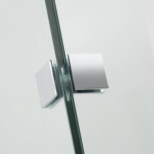 BAI 0929 Frameless 36-inch Glass Shower Enclosure Reversible Side Panel