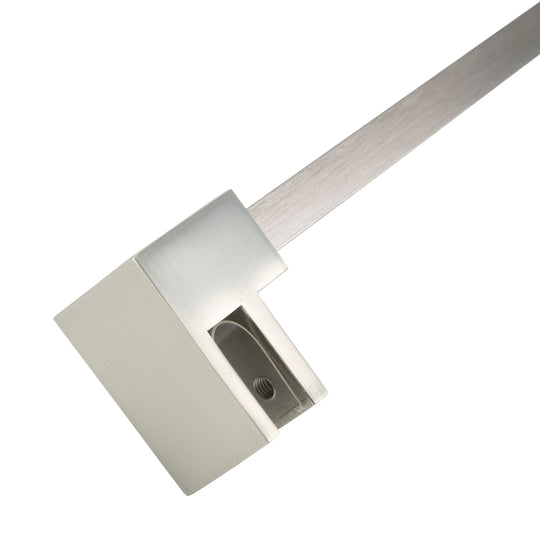 BAI 0936 Support Bar for Shower Glass Panel - 47inch (Brushed Nickel)