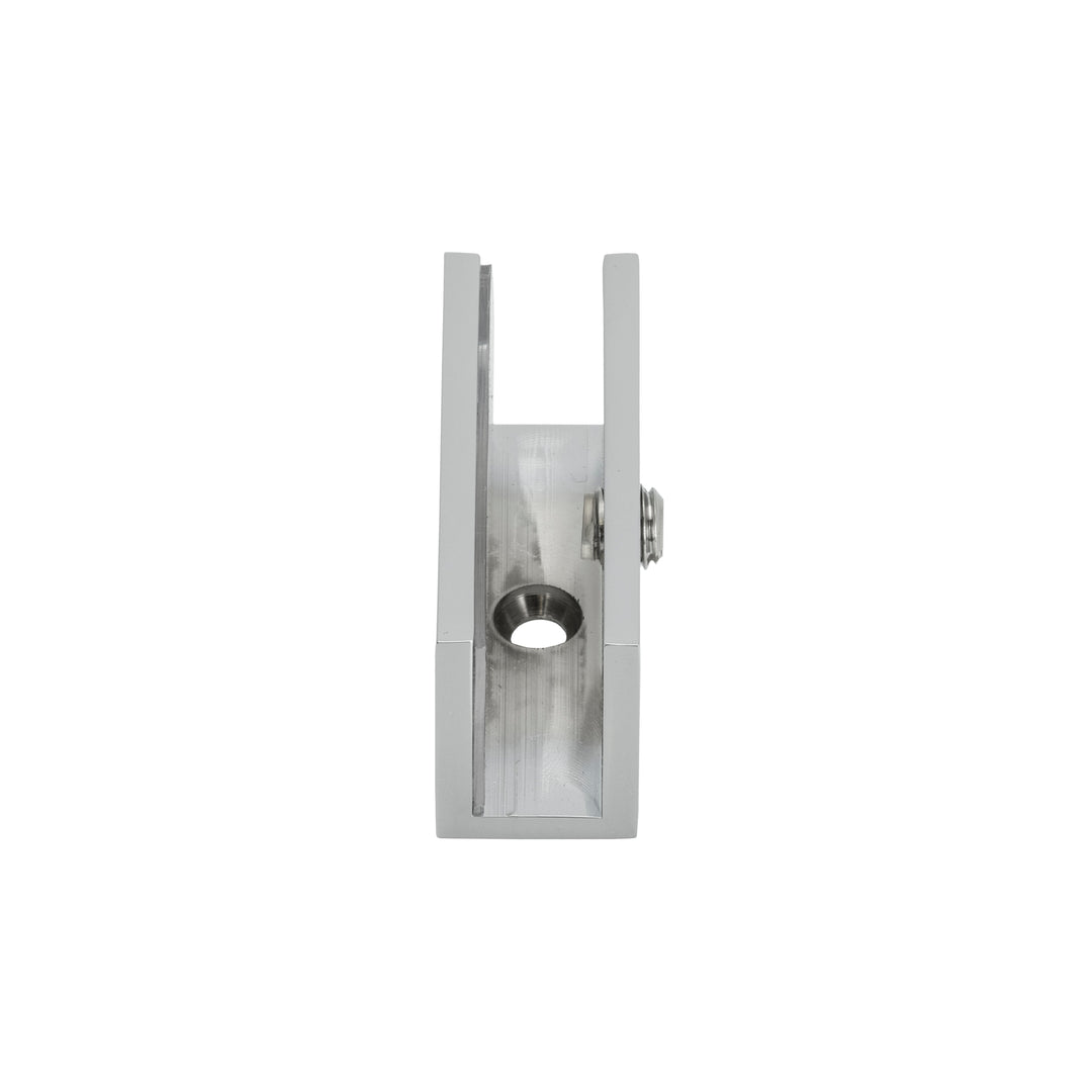BAI 0938 Fixed Glass Shower Panel Bracket (Polished Silver)