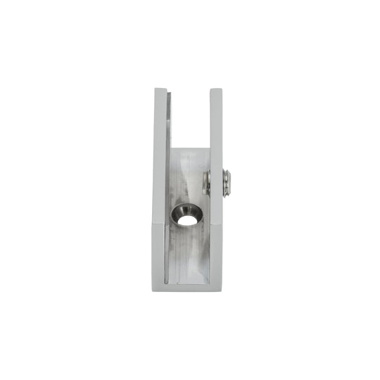 BAI 0938 Fixed Glass Shower Panel Bracket (Polished Silver)