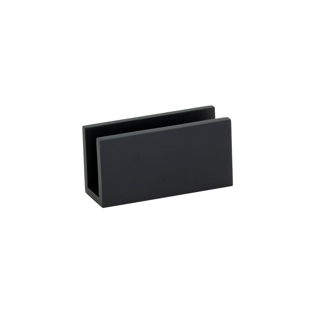 BAI 0939 Fixed Glass Shower Panel Bracket (Matte Black)