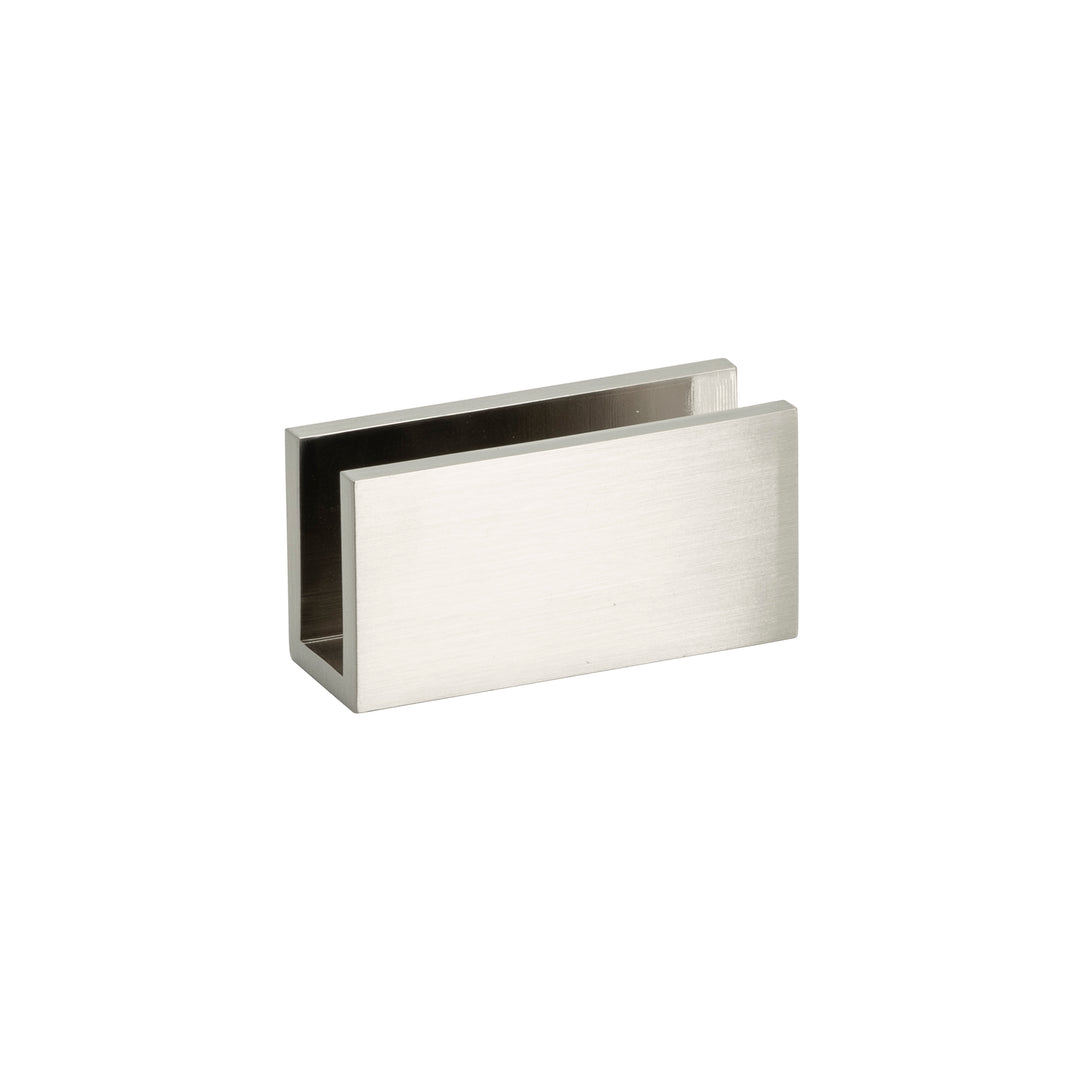BAI 0940 Fixed Glass Shower Panel Bracket (Brushed Nickel)