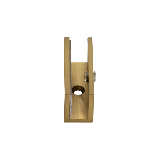 BAI 0941 Fixed Glass Shower Panel Bracket (Brushed Gold)