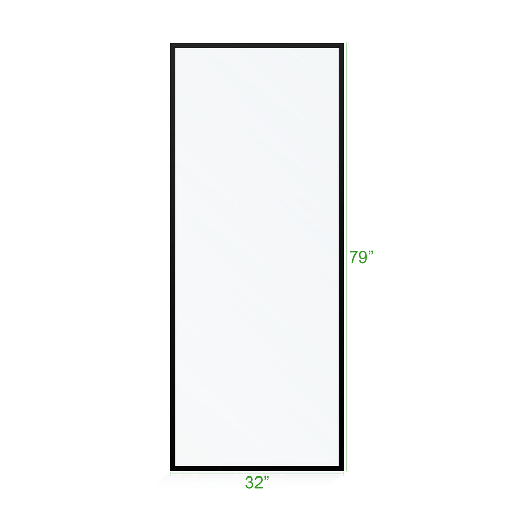 BAI 0950 Frameless 32-inch Ultra Clear Single Shower Glass Panel with Silk Printed Frame