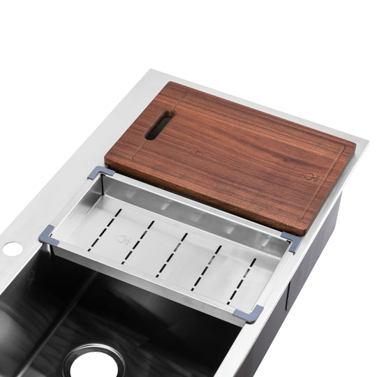 BAI 1223 Stainless Steel 16 Gauge Kitchen Sink Handmade 48-inch Top Mount Single Bowl