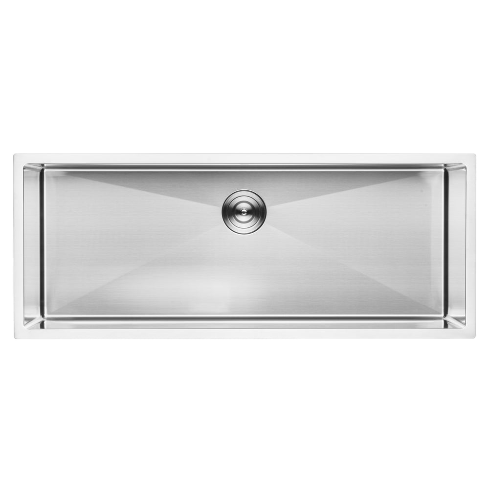 BAI 1249 Stainless Steel 16 Gauge Kitchen Sink Handmade 45-inch Undermount Single Bowl