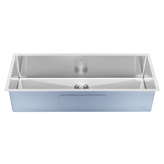 BAI 1249 Stainless Steel 16 Gauge Kitchen Sink Handmade 45-inch Undermount Single Bowl