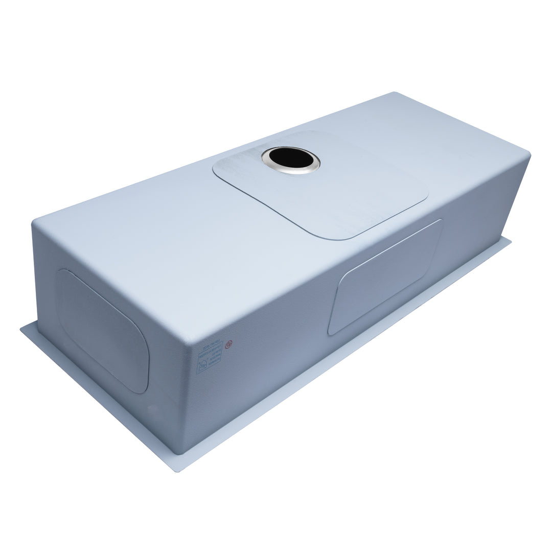 BAI 1249 Stainless Steel 16 Gauge Kitchen Sink Handmade 45-inch Undermount Single Bowl