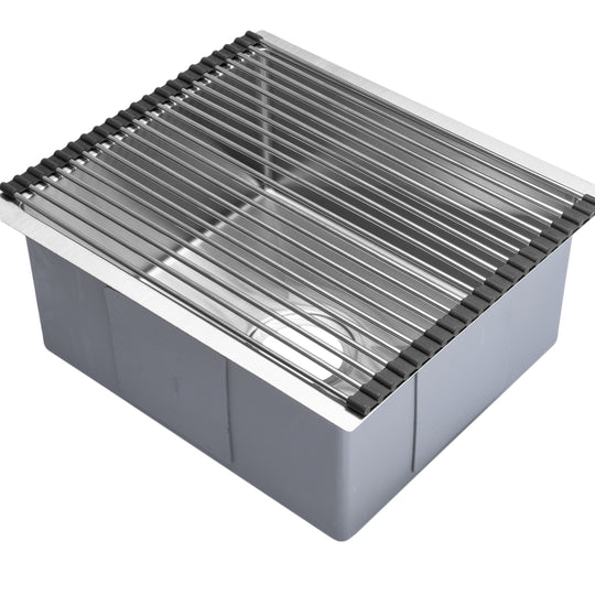 BAI 1256 Stainless Steel 16 Gauge Kitchen Sink Handmade 16-inch Undermount Single Bowl