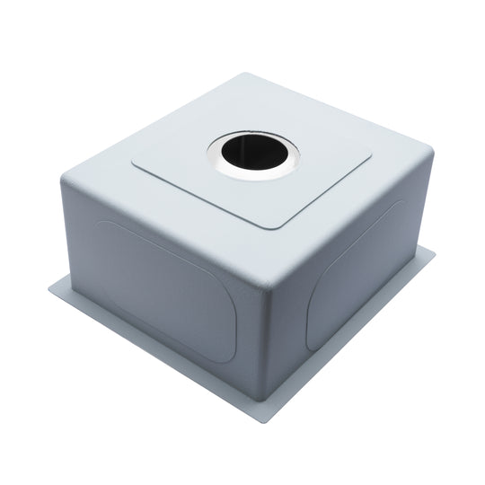 BAI 1256 Stainless Steel 16 Gauge Kitchen Sink Handmade 16-inch Undermount Single Bowl