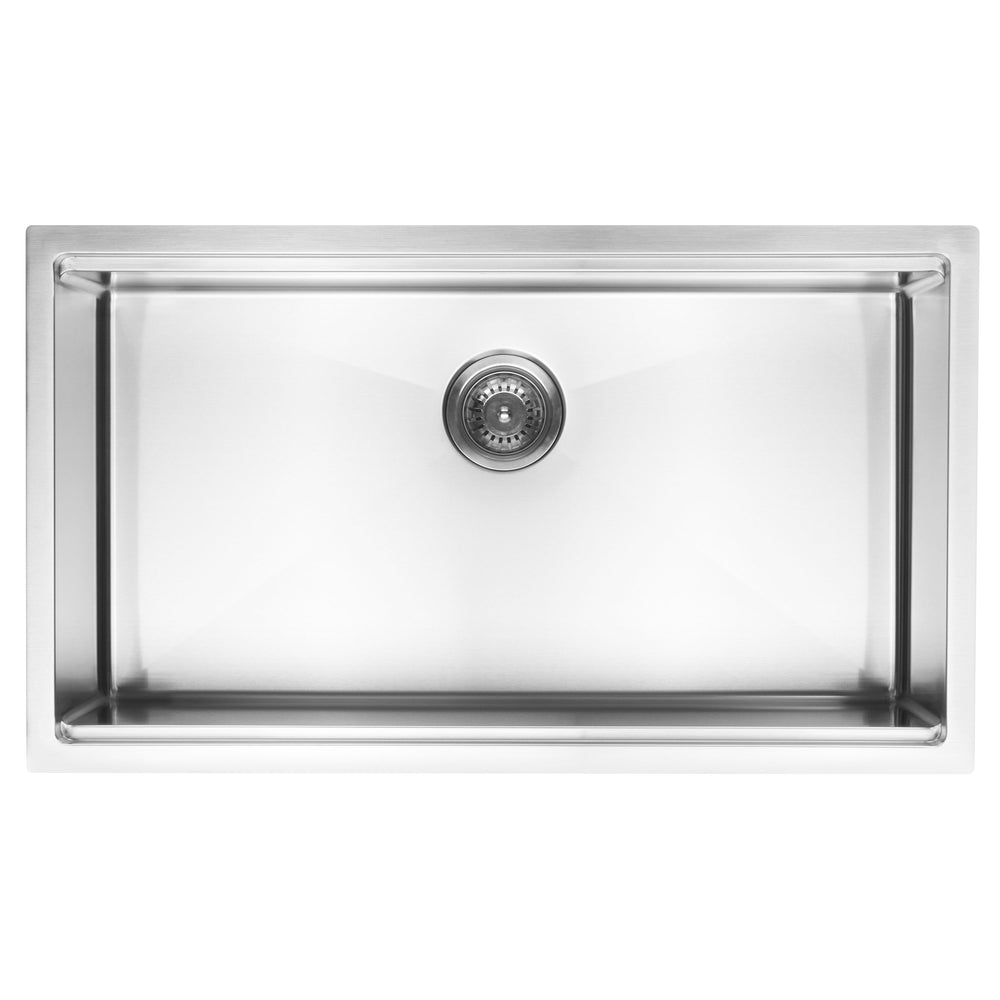 BAI 1287 Stainless Steel 16 Gauge Kitchen Sink Handmade 33-inch Undermount Workstation Single Bowl