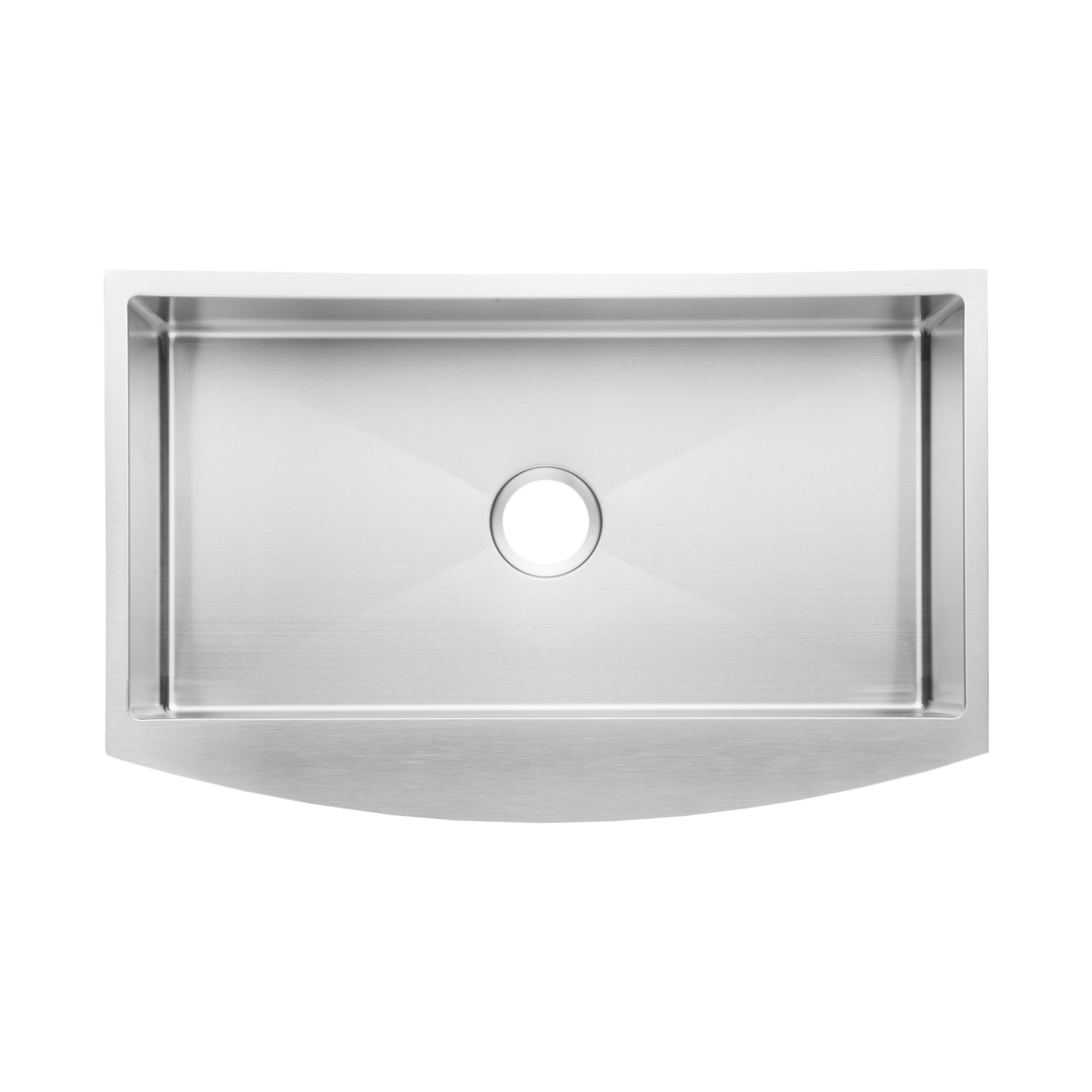 BAI 1289 Stainless Steel 16 Gauge Kitchen Sink Handmade 30-inch Farmers Single Bowl