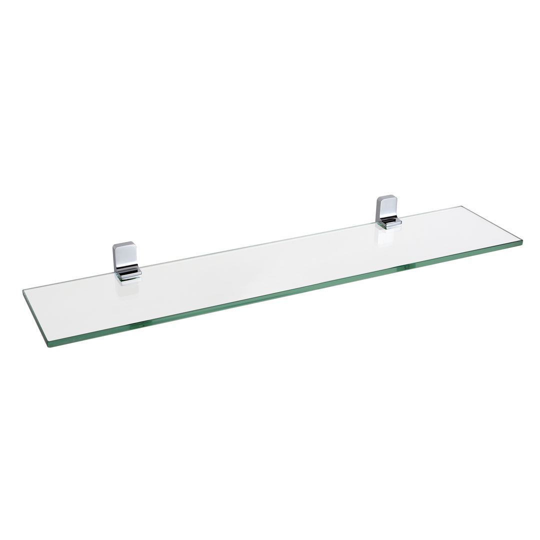 BAI 1506 Glass Shelf in Polished Chrome Finish.