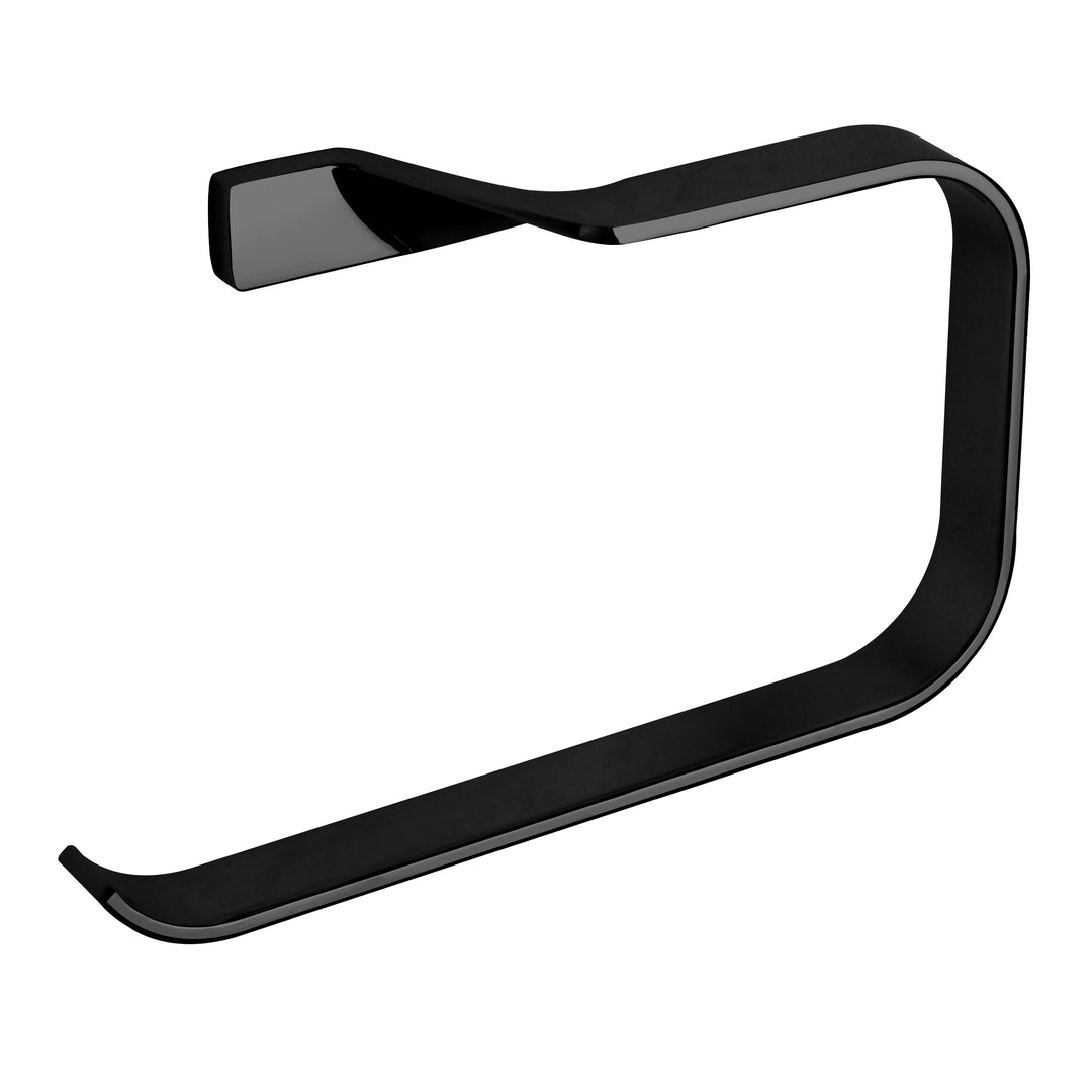 BAI 1510 Towel Ring in Matte Black Finish