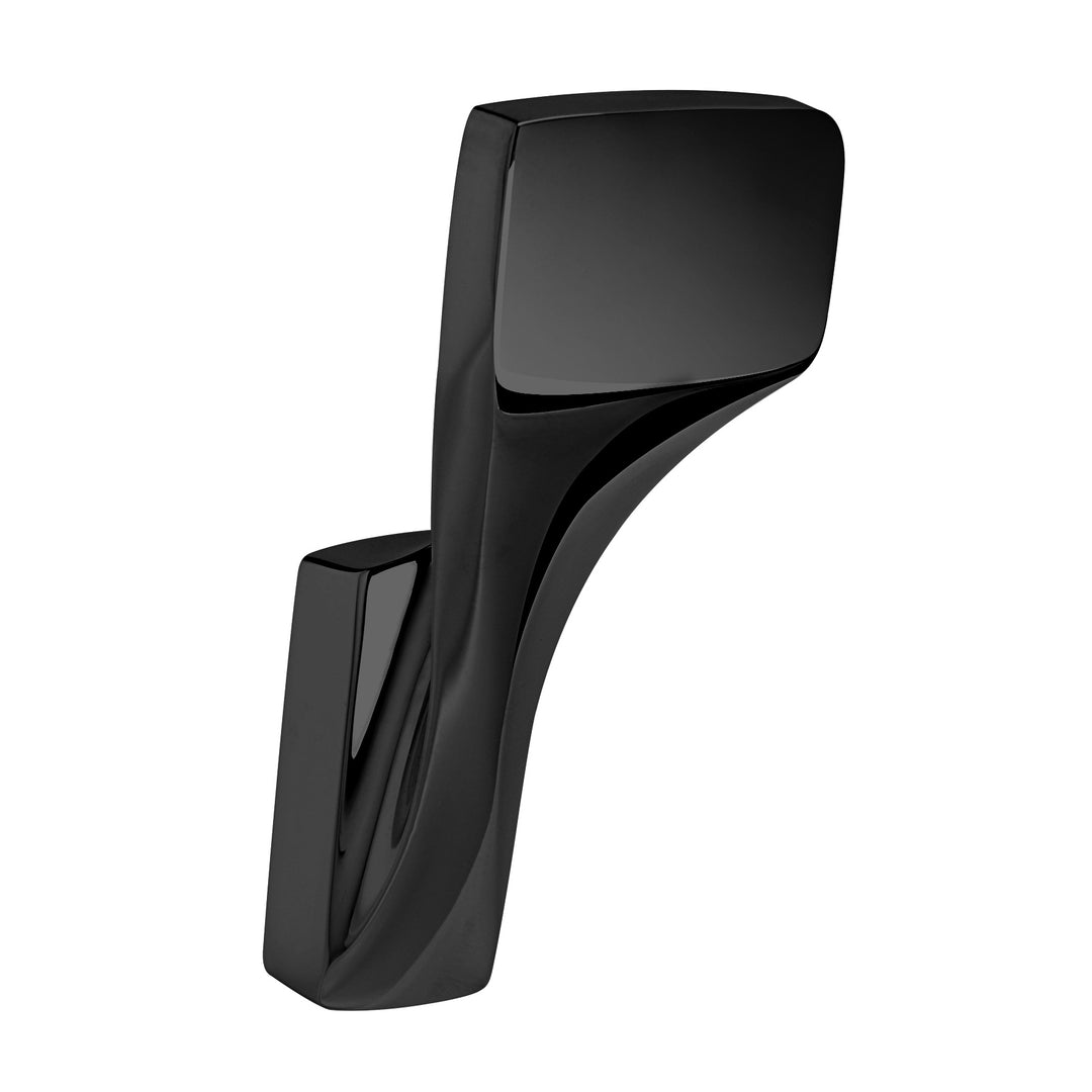 BAI 1516 Robe Hook in Matte Black Finish. Bathroom accessories.