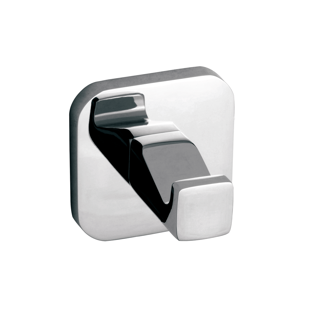 BAI 1550 Robe Hook in Polished Chrome Finish. Bathroom accessories.