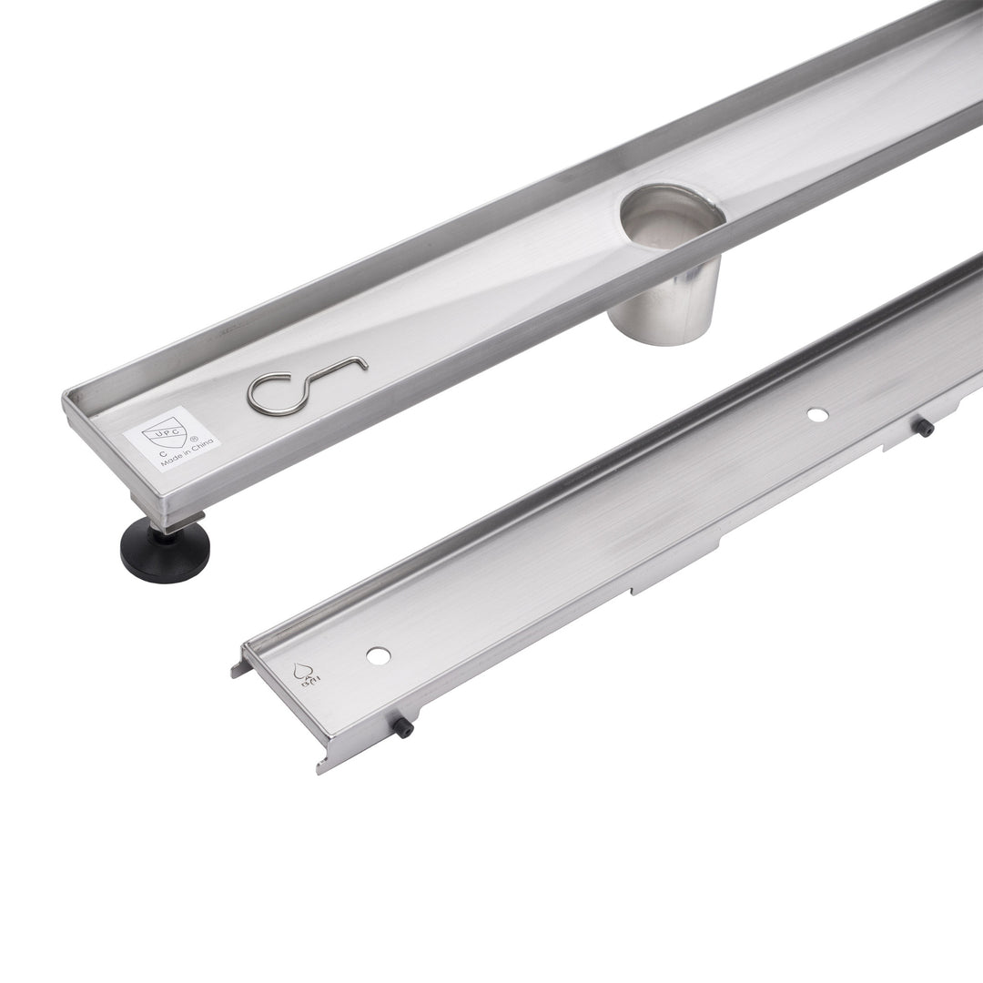 BAI 0579 Stainless Steel 60-inch Tile Insert Linear Shower Drain