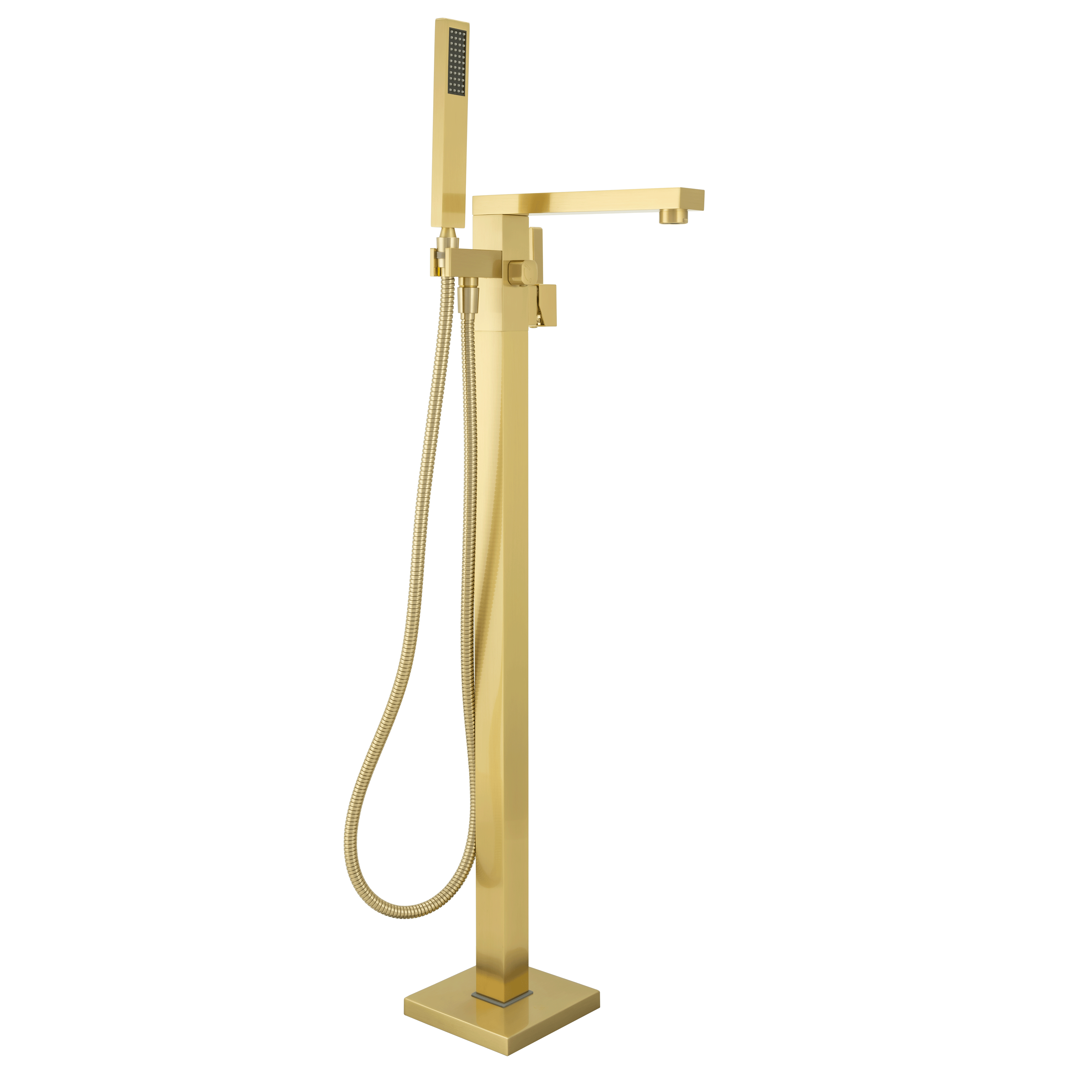Bai Freestanding Bathtub Faucet Brushed Gold Bai Freestanding Bathtub Faucet Brushed Gold