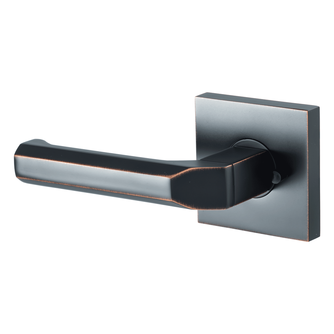 BAI 3060 Modern Passage Door Handle Lever Set with Privacy Pin Function