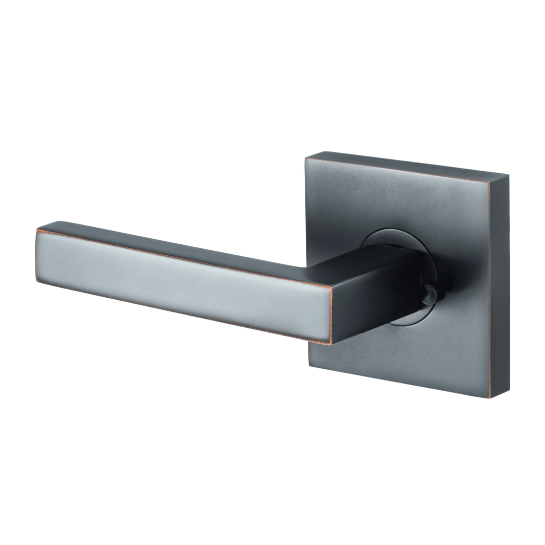 BAI 3062 Modern Passage Door Handle Lever Set with Privacy Pin Function