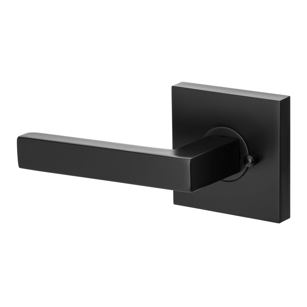 BAI 3074 Modern Passage Door Handle Lever Set with Privacy Pin Function