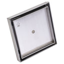 BAI 47000 Stainless Steel 5-inch Tile Insert Square Shower Drain shown against a white plain background.