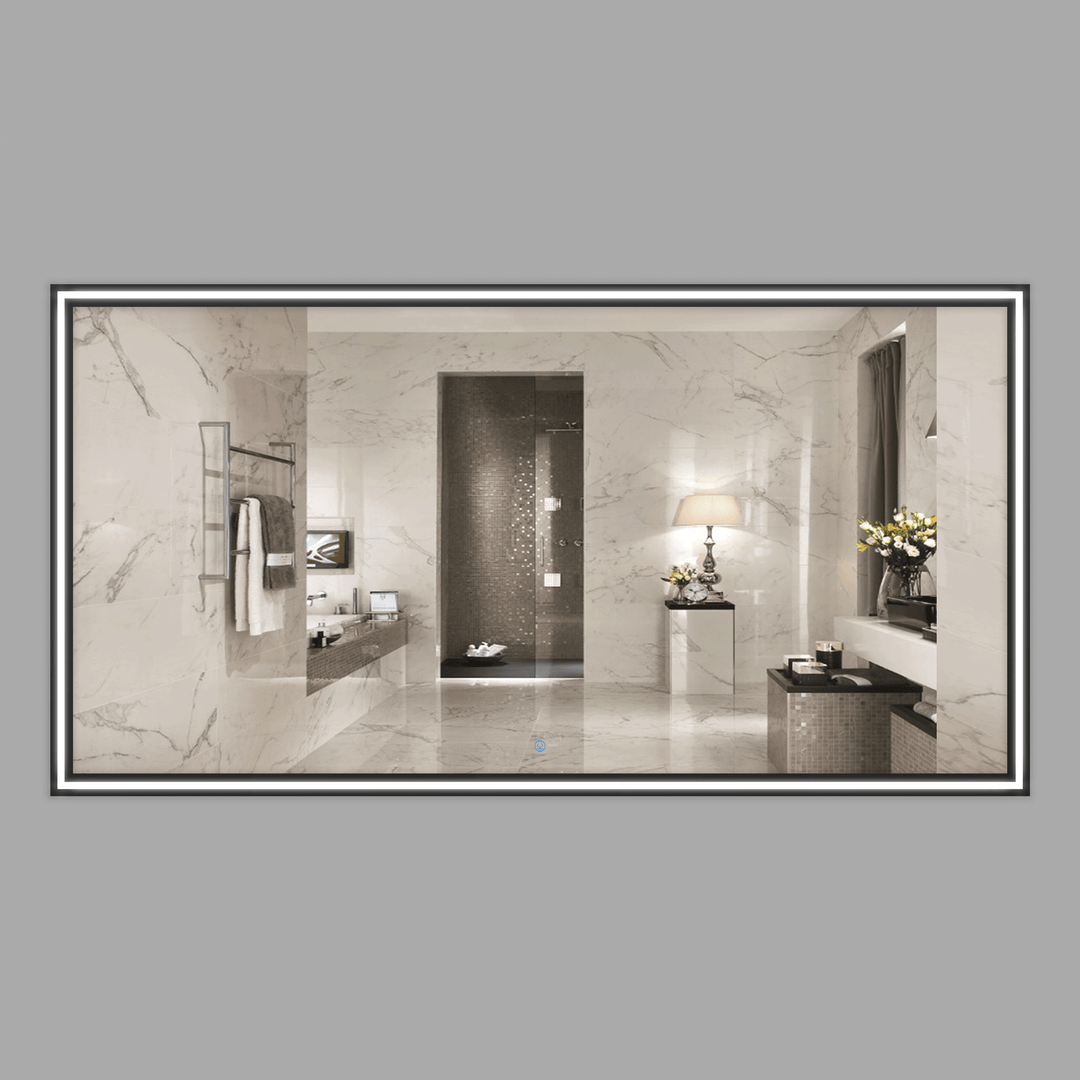 BAI 8047,  LED 67-inch Bathroom Mirror with Aluminum Frame