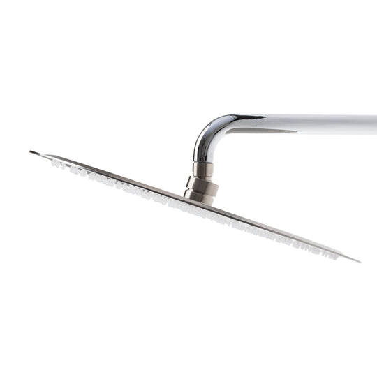 BAI 0415 Stainless Steel 16-inch Round Rainfall Shower Head in Brushed Nickel Finish