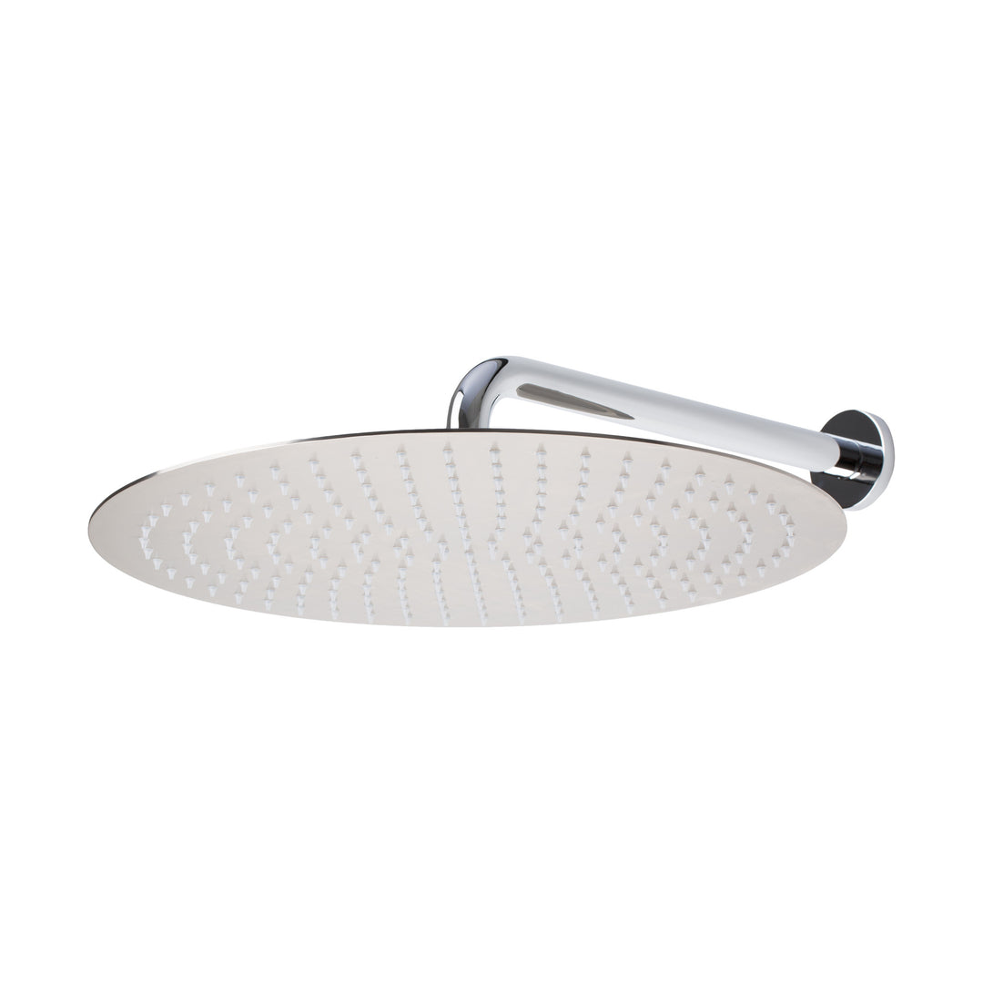 BAI 0415 Stainless Steel 16-inch Round Rainfall Shower Head in Brushed Nickel Finish