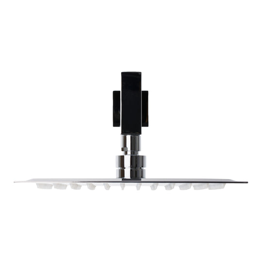 BAI 0416 Stainless Steel 10-inch Square Rainfall Shower Head in Polished Chrome Finish