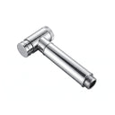BAI 0144 Modern Round Handheld Bidet Toilet Sprayer in Polished Chrome Finish Side View