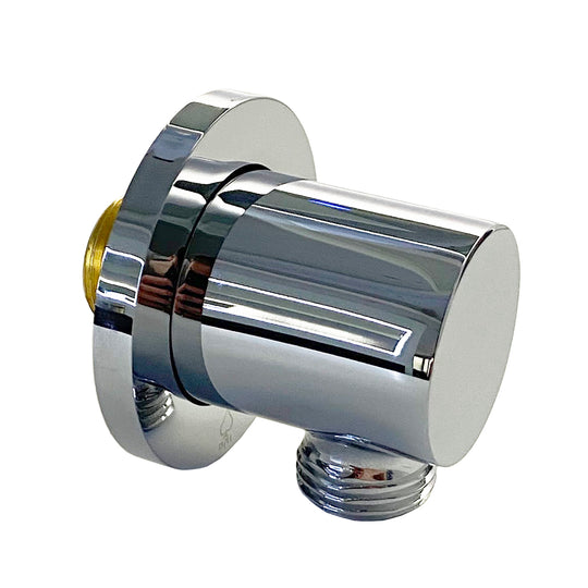 BAI 0160 Wall Mounted Round Shower Hose Water Supply in Polished Chrome Finish