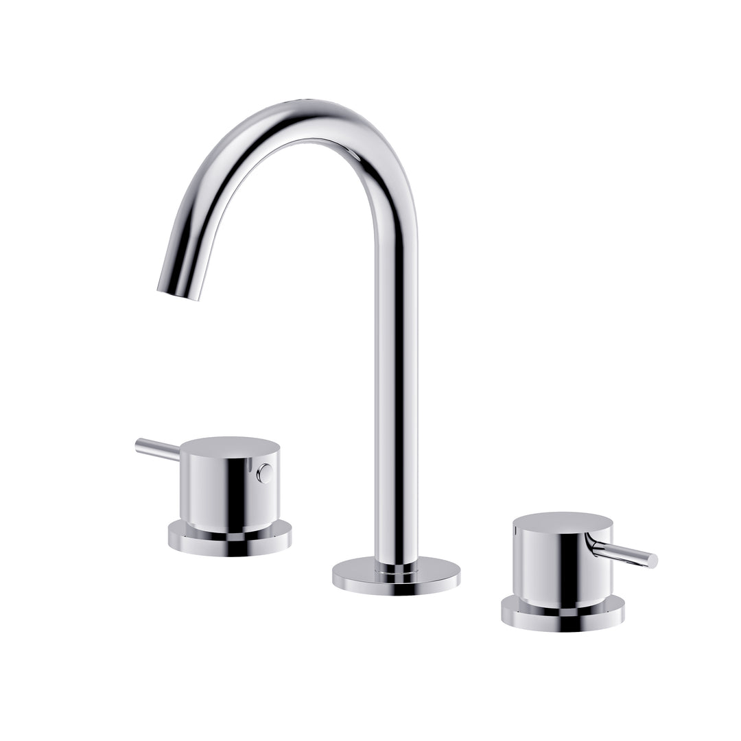 BAI 0605 Two Handles Contemporary Bathroom Faucet in Polished Chrome Finish