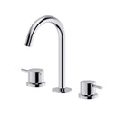 BAI 0605 Two Handles Contemporary Bathroom Faucet in Polished Chrome Finish
