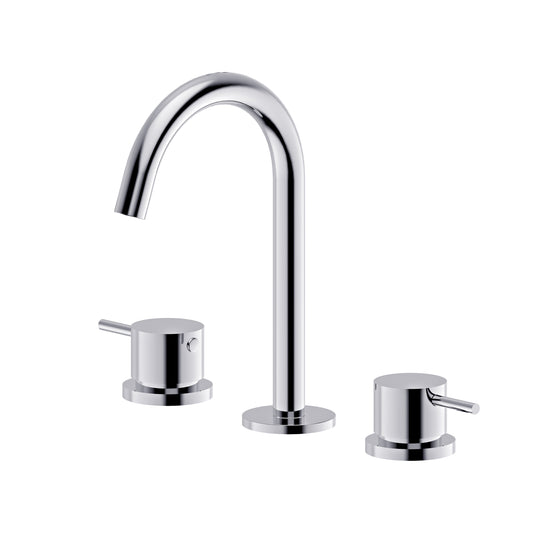 BAI 0605 Two Handles Contemporary Bathroom Faucet in Polished Chrome Finish